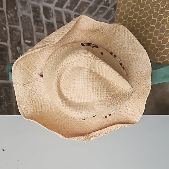 Panama Jack Seashell Straw Beaded Hat - Picture 4 of 5